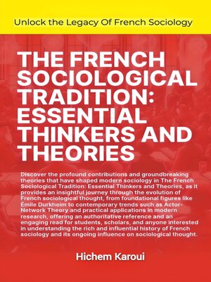 cover image of The French Sociological Tradition